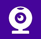 آیکون وبکم برای آموزش آنلاین زبان