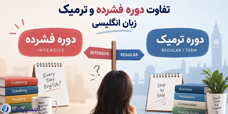 تفاوت دوره فشرده و ترمیک زبان انگلیسی