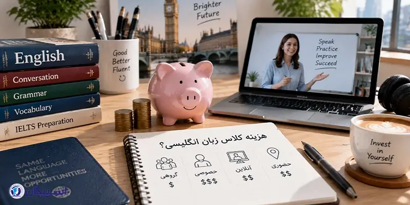 هزینه کلاس زبان انگلیسی