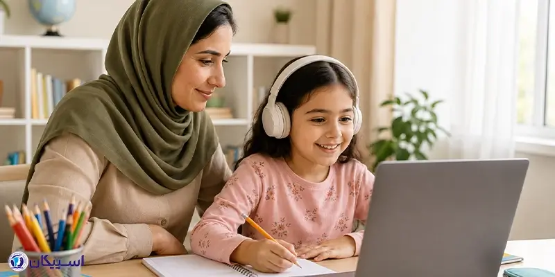 تاثیر آموزش آنلاین زبان کودکان بر یادگیری