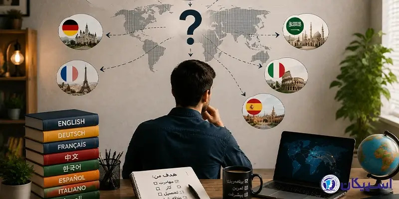 مسیر یادگیری هر زبان